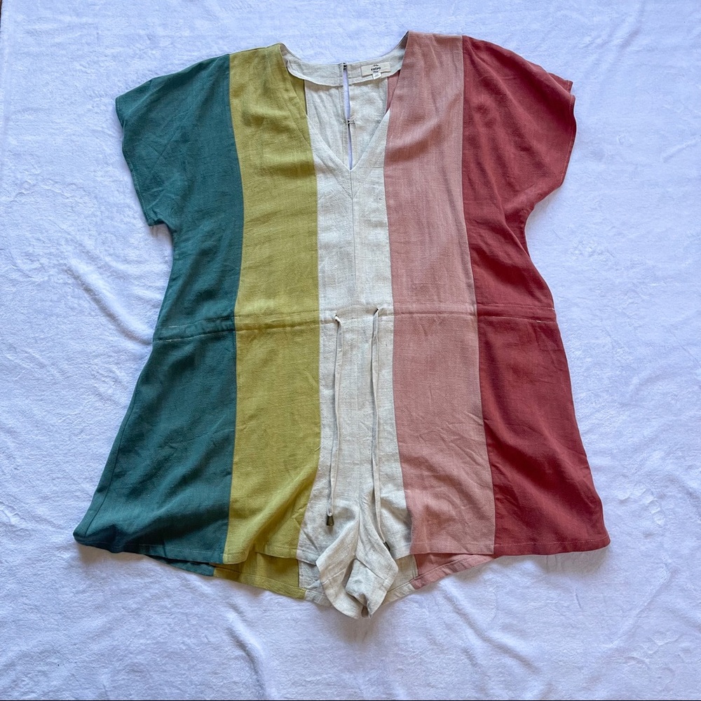 Entro Romper with Drawstring Waist (Plus Size)